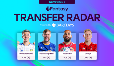 The Scout’s FPL Gameweek 5 transfer radar