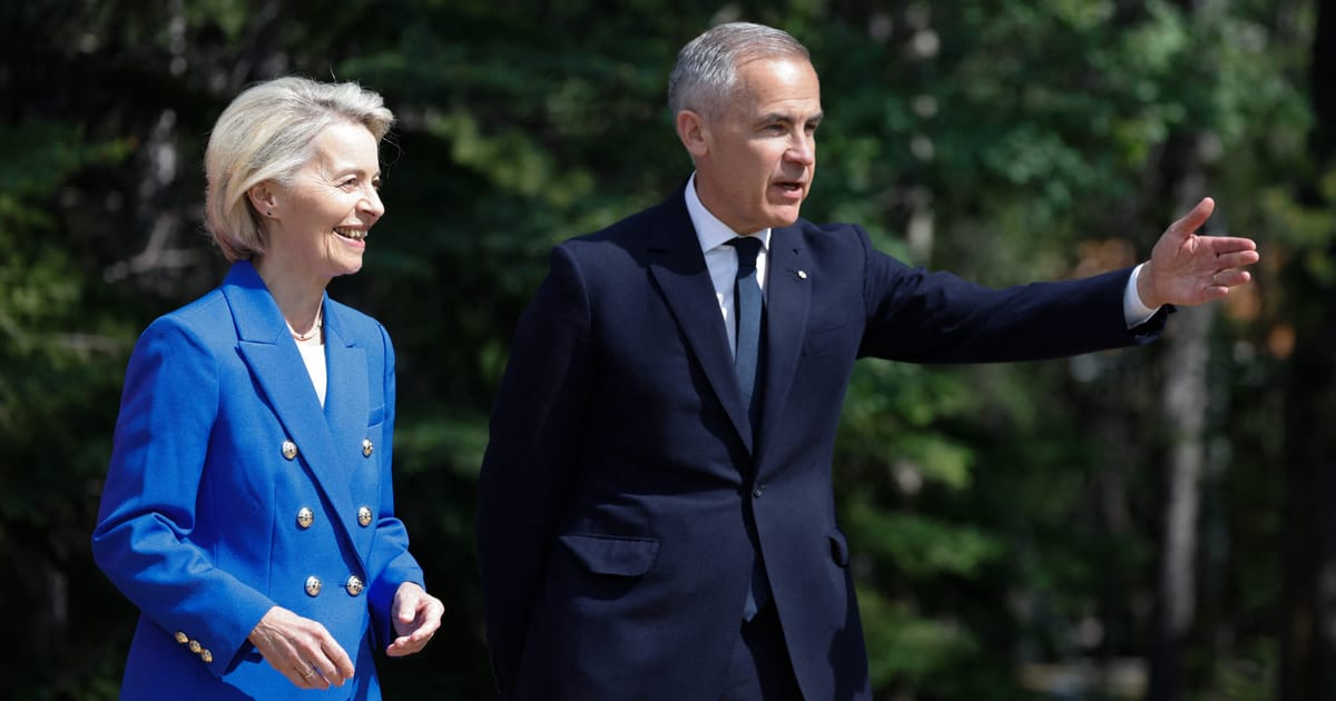Ursula von der Leyen’s diplomatic faux pas with Mark Carney – POLITICO