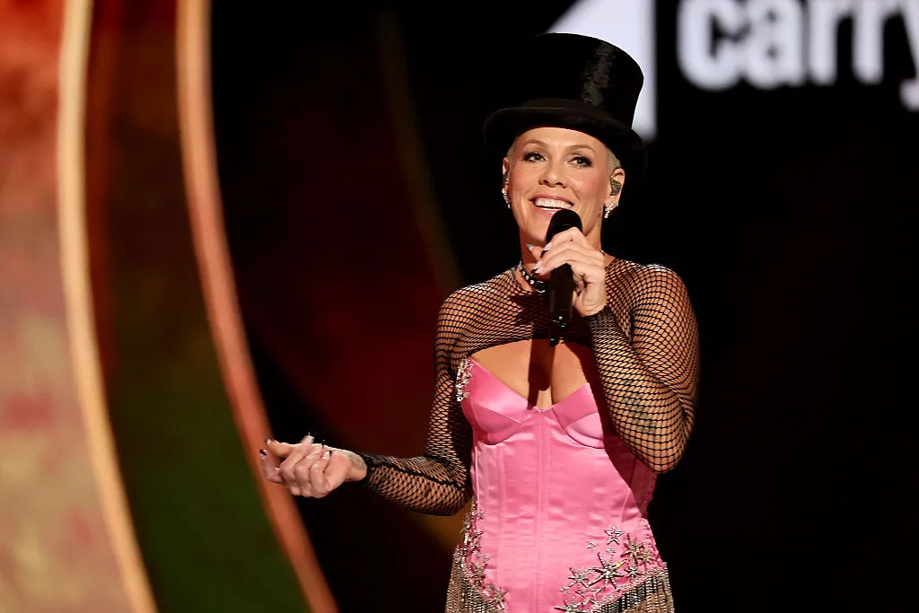 Pink performs onstage at the Tony Awards in New York City on June 7, 2026.