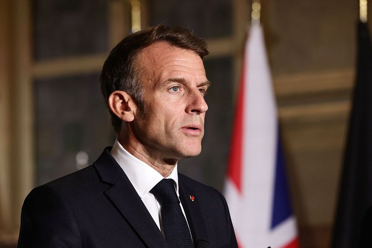 Macron cites 'several signs' Russia preparing to mobilize 300,000 people