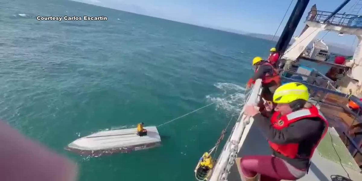 Kneeling, praying, waves crashing, a 15-year-old survives waters of Alaska