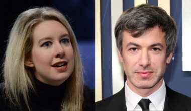 Elizabeth Holmes and Nathan Fielder.