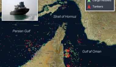 Vessels trickle through Strait of Hormuz as Middle East conflict persists