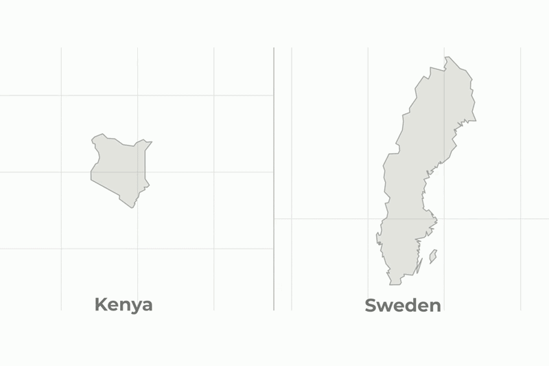 Can you guess the real size of each country on the new world map? | Maps News