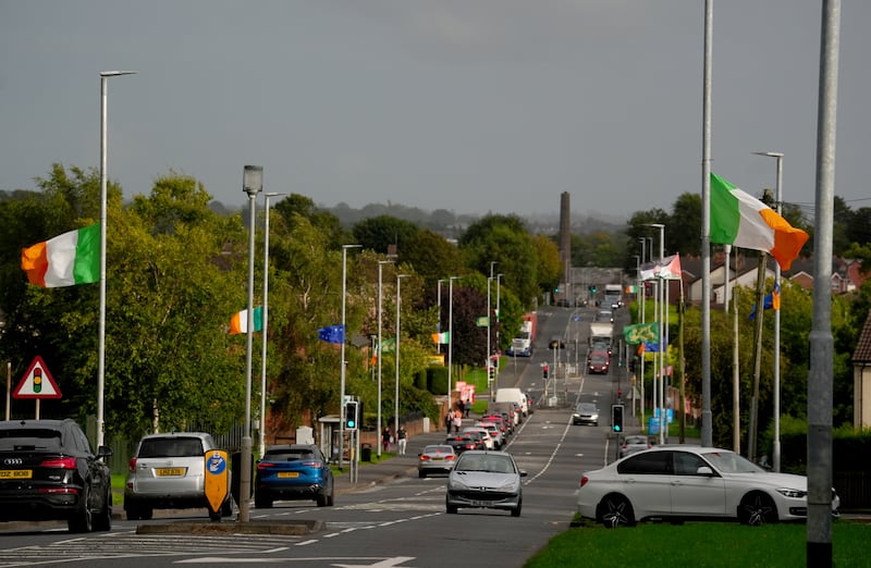 The Garvaghy Road in Portadown. Photograph: Brian Lawless/PA Wire