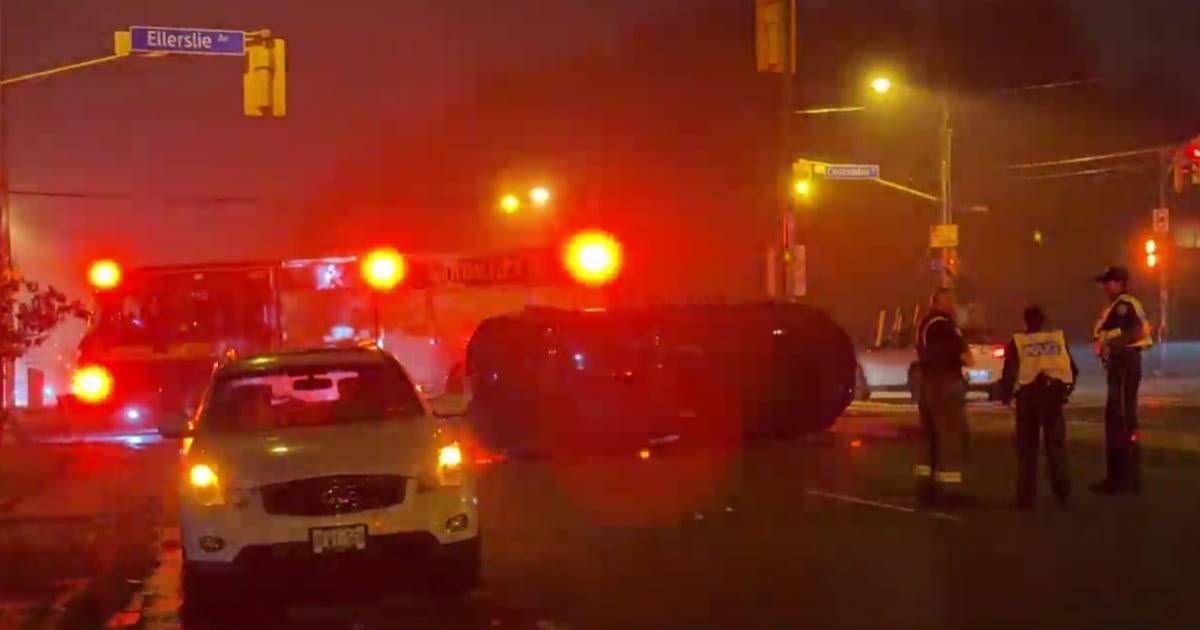 North York crash: Man seriously hurt