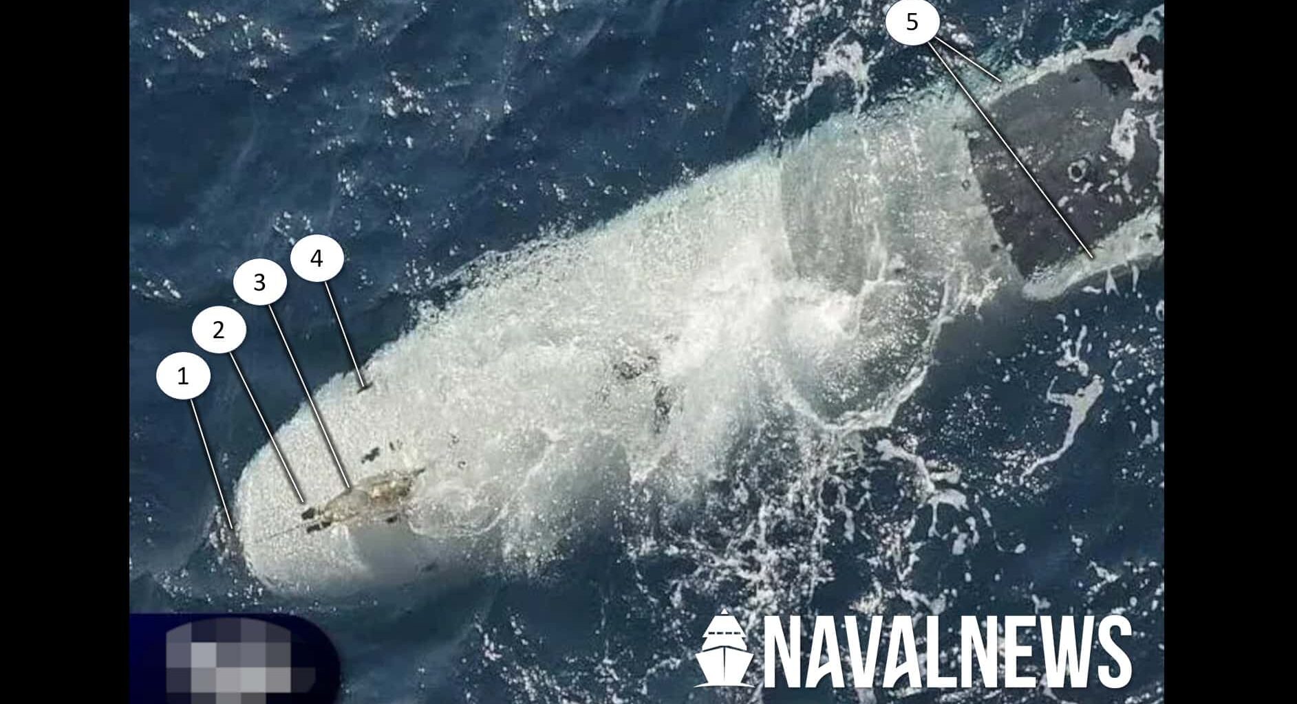 Captered submarine drone