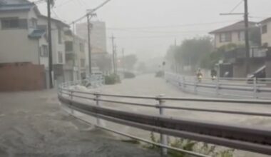 Parts of Japan hit by flooding as Nagoya sees highest, one-hour rain total