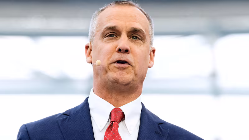 U.S. Chief of Staff of the Department of Homeland Security Corey Lewandowski speaks at the Conservative Political Action Conference, CPAC, in Jasionka, Poland, May 27, 2025.
