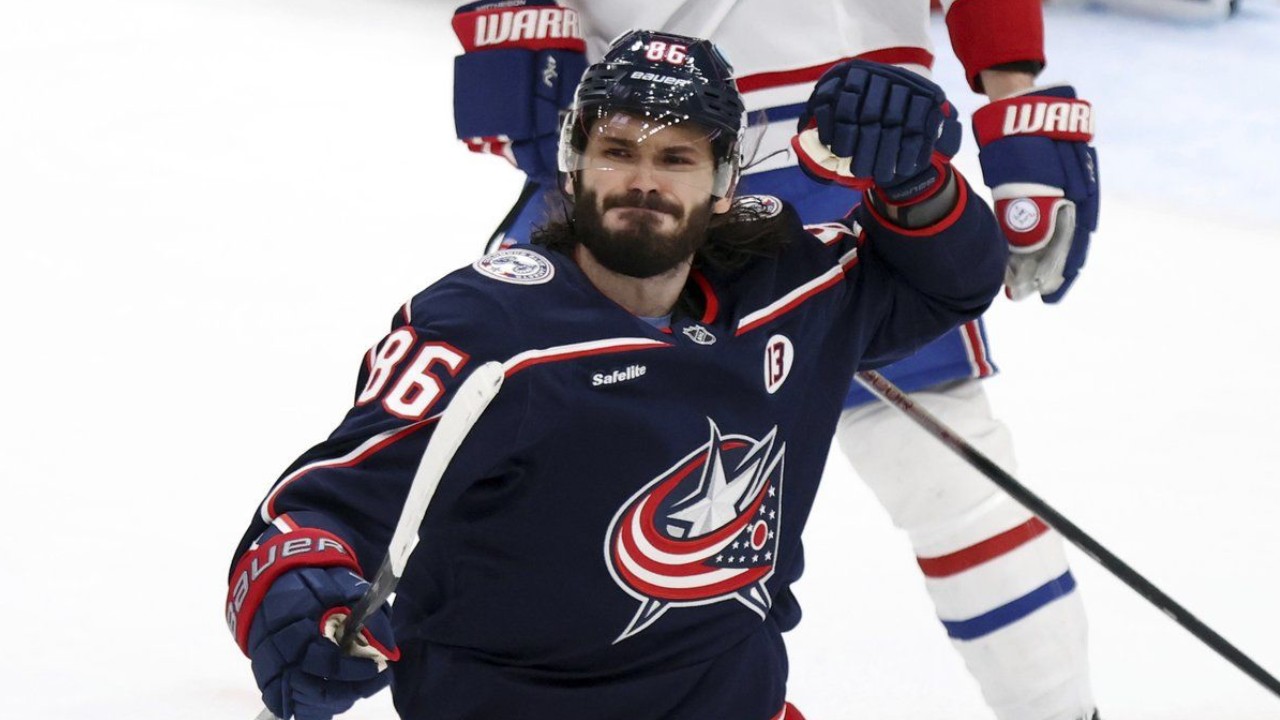 Maple Leafs acquire Kirill Marchenko from Blue Jackets for Matthew Knies