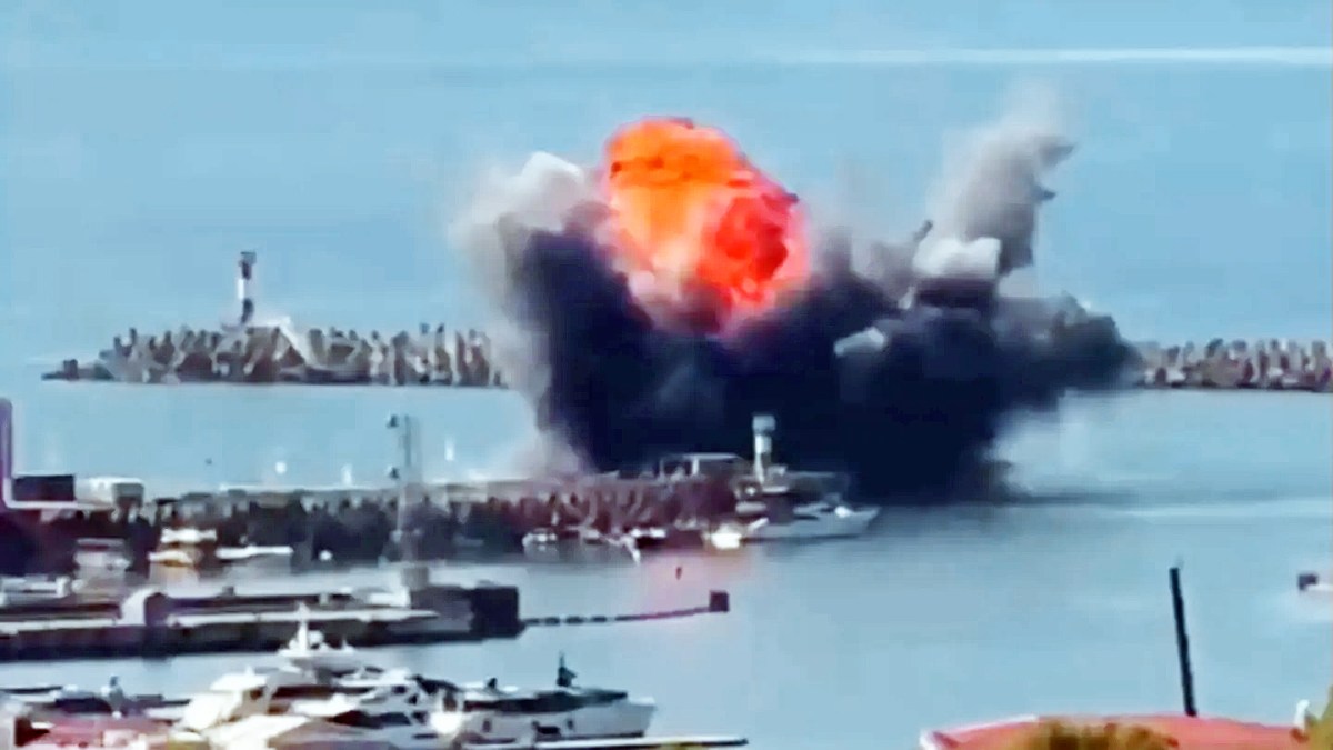 Ukrainian Sea Drones Strike Russian Black Sea Resort Town Of Sochi For The First Time