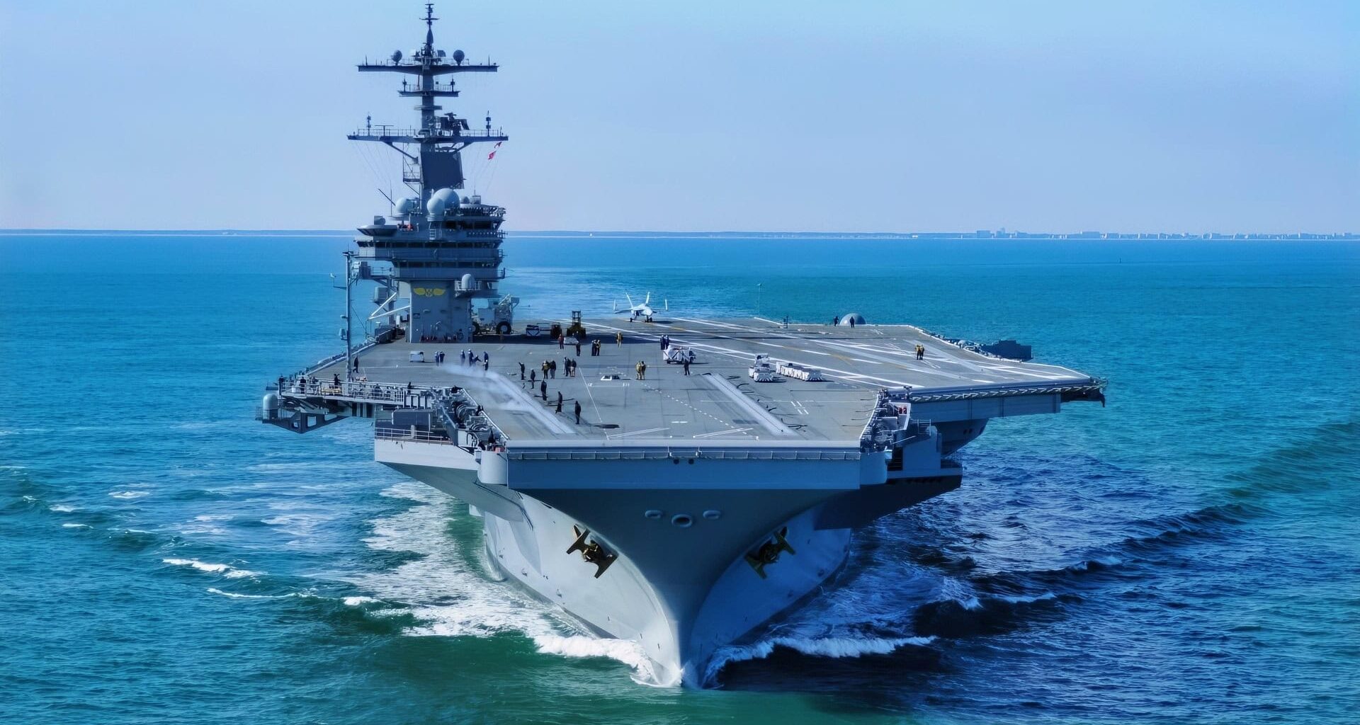 Nimitz-Class Aircraft Carrier in Sea Trial Back in 2010