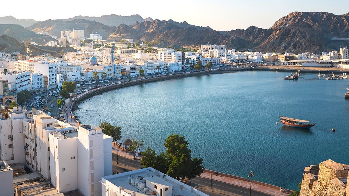View of Muscat, Oman with buildings