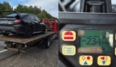 Driver travelling 234 km/h in northern Ontario charged with stunt driving - Global News