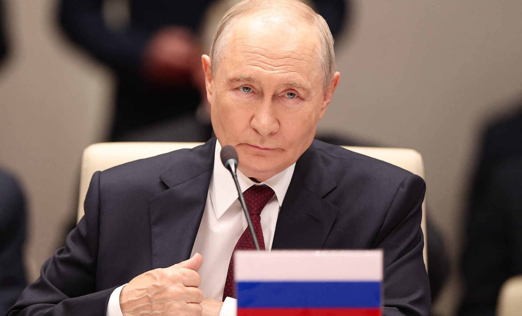 Russian President Vladimir Putin, Sept. 1, 2026. (Peter Kovalev/Pool/AFP via Getty Images)