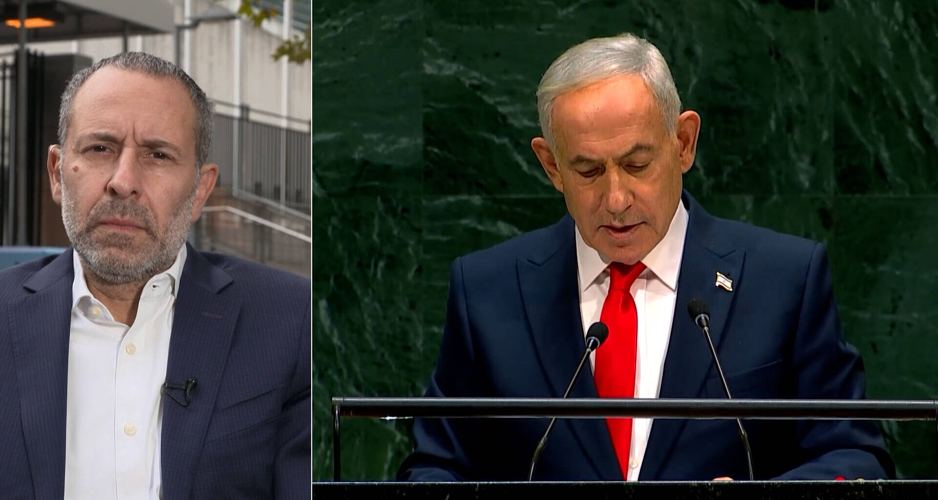 “Grotesque”: Ex-Israeli Negotiator Daniel Levy on Netanyahu’s U.N. Speech & Israel’s Impunity