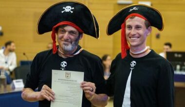From crowns to pirates: Israel’s fringe parties turn election filing day into a spect
