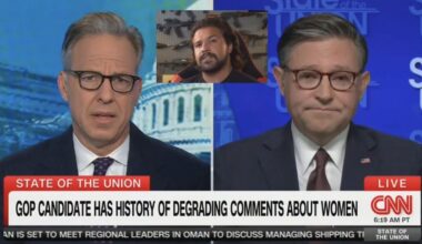 Jake Tapper Plays Mike Johnson Crude Brandon Herrera Remarks