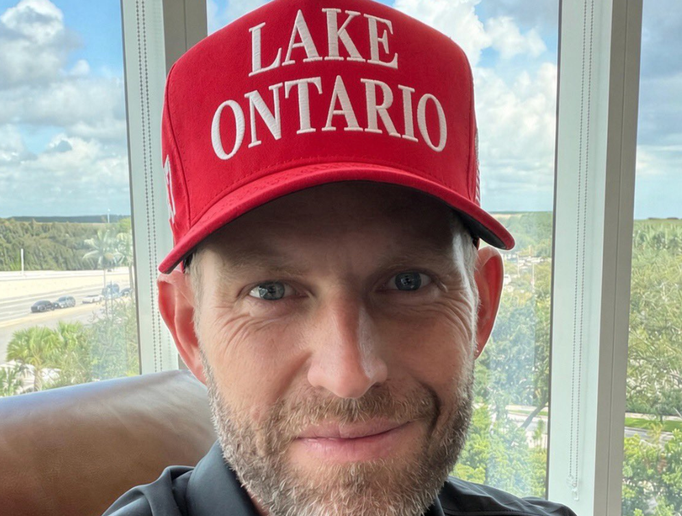 Some social media users even used AI to change the message written on the front of the cap, like this one