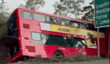 Double-decker bus crashes in west London causing serious congestion - live - London Evening Standard