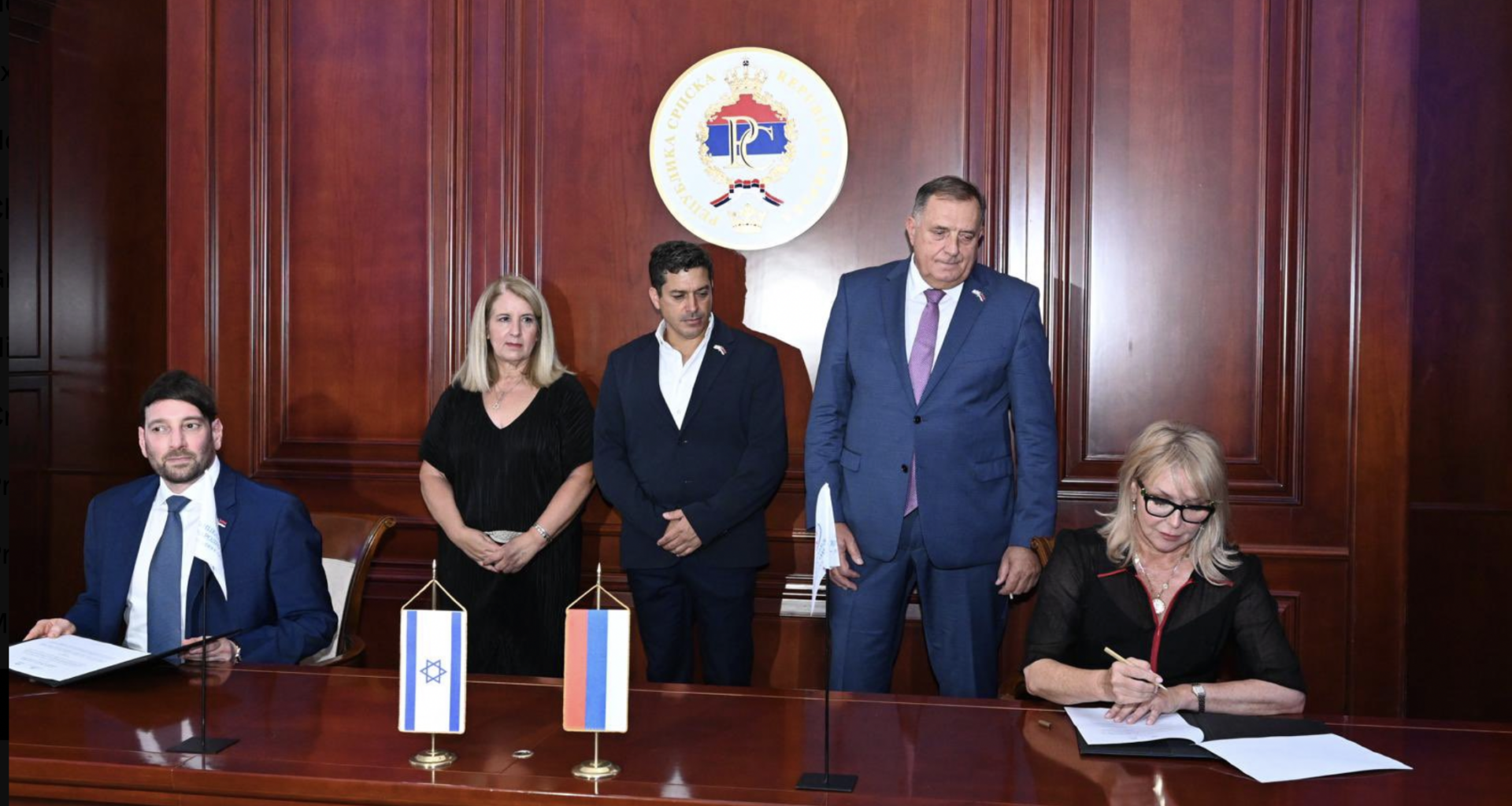 Balkans: Israel deepens ties with Bosnian Serb separatists through Banja Luka trade office
