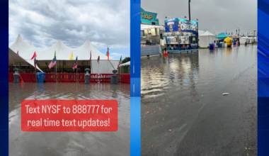 State fair flooding