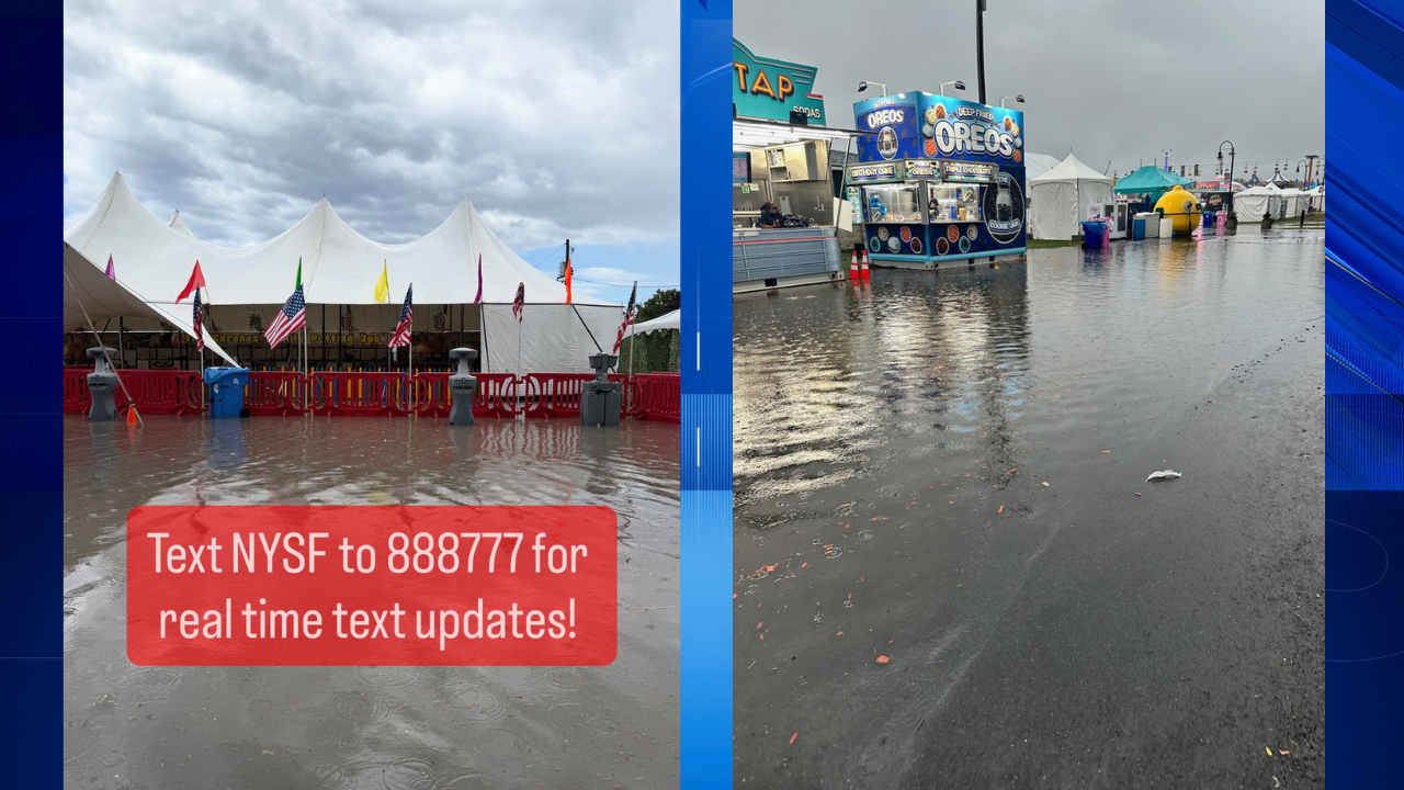 State fair flooding