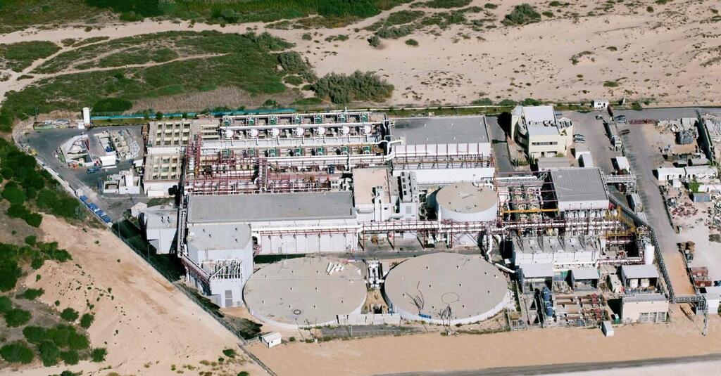 Palmachim desalination plant (Photo: Water Authority) מתקן ההתפלה בפלמחים