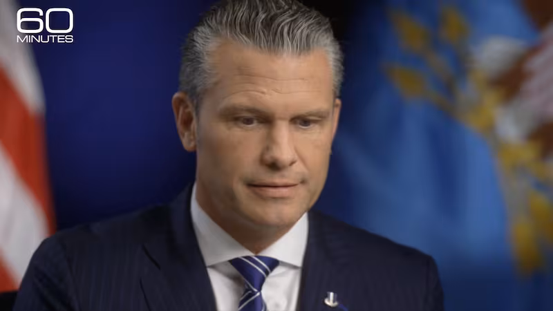 pete hegseth 60 minutes