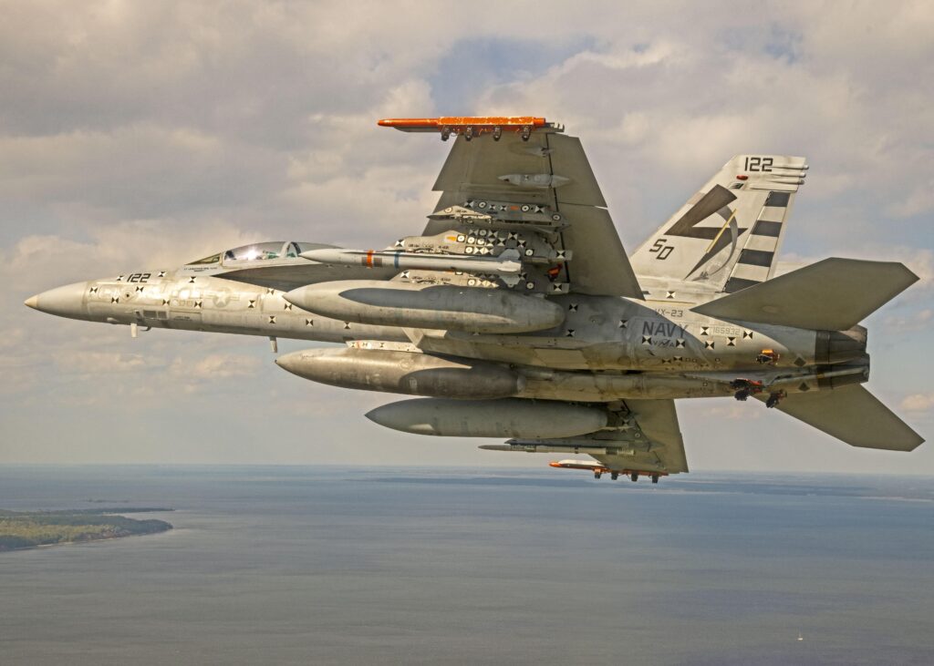 U.S. Navy Completes Captive Carry Test of AARGM-ER missile Aboard Super Hornet