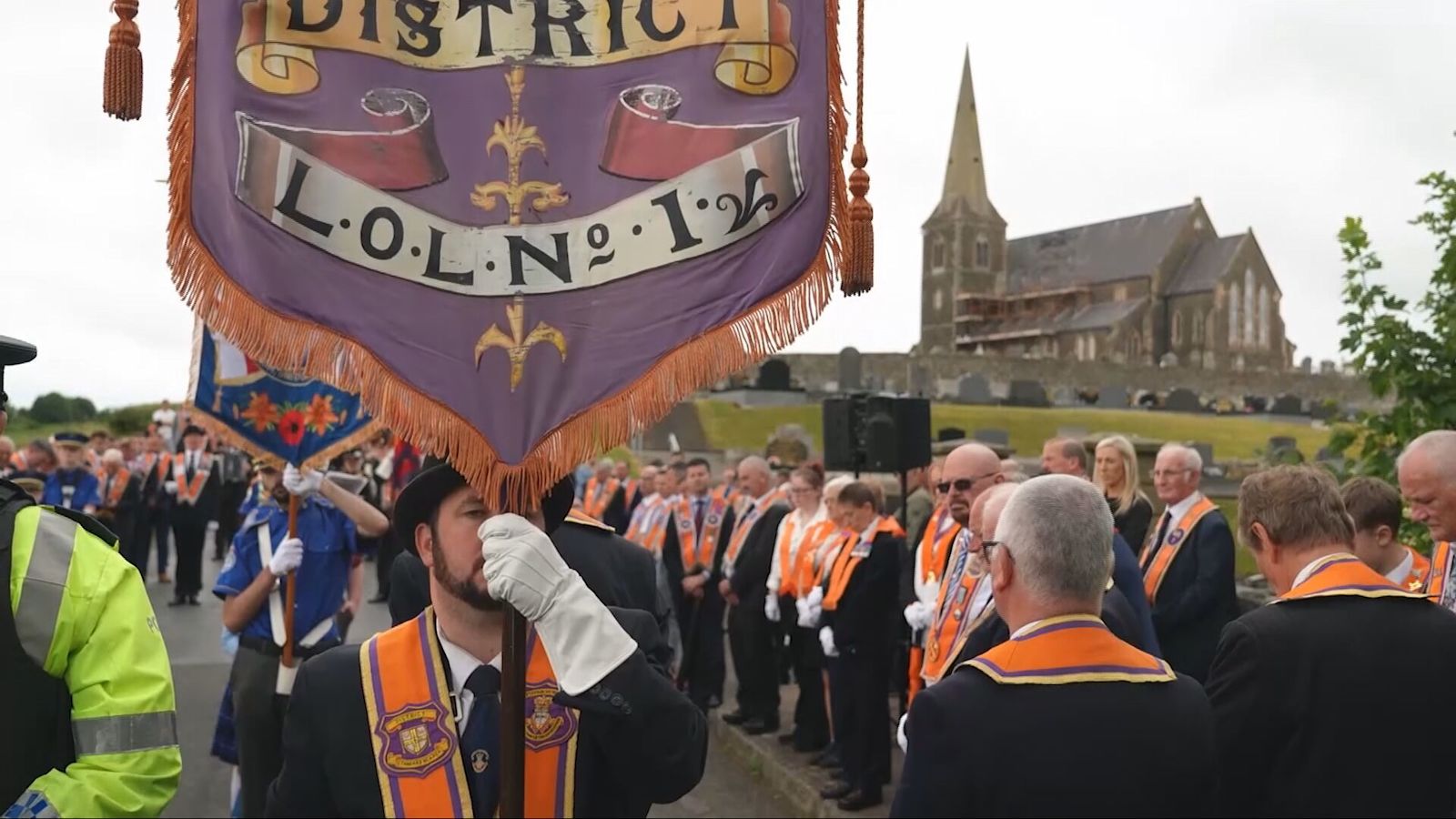 Temporary High Court injunction on Portadown Orange Order marching down Garvaghy Road in Portadown | UTV