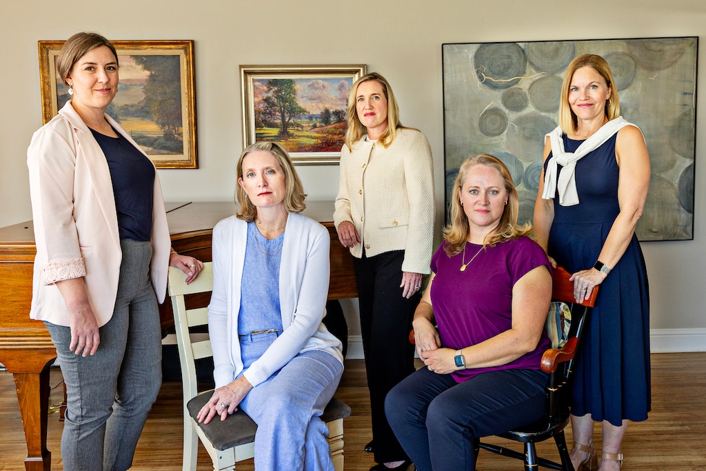 (Kim Raff | The New York Times) Mormon Women for Ethical Government at the home of its co-executive director, Emma Petty Addams, second from left, in Salt Lake City, Utah, on Monday. Sept., 7, 2026. When Republicans tried to repeal a law that voters passed banning gerrymandering, they found an opposition that flew in the face of Utah women’s “tradwives” imagery.