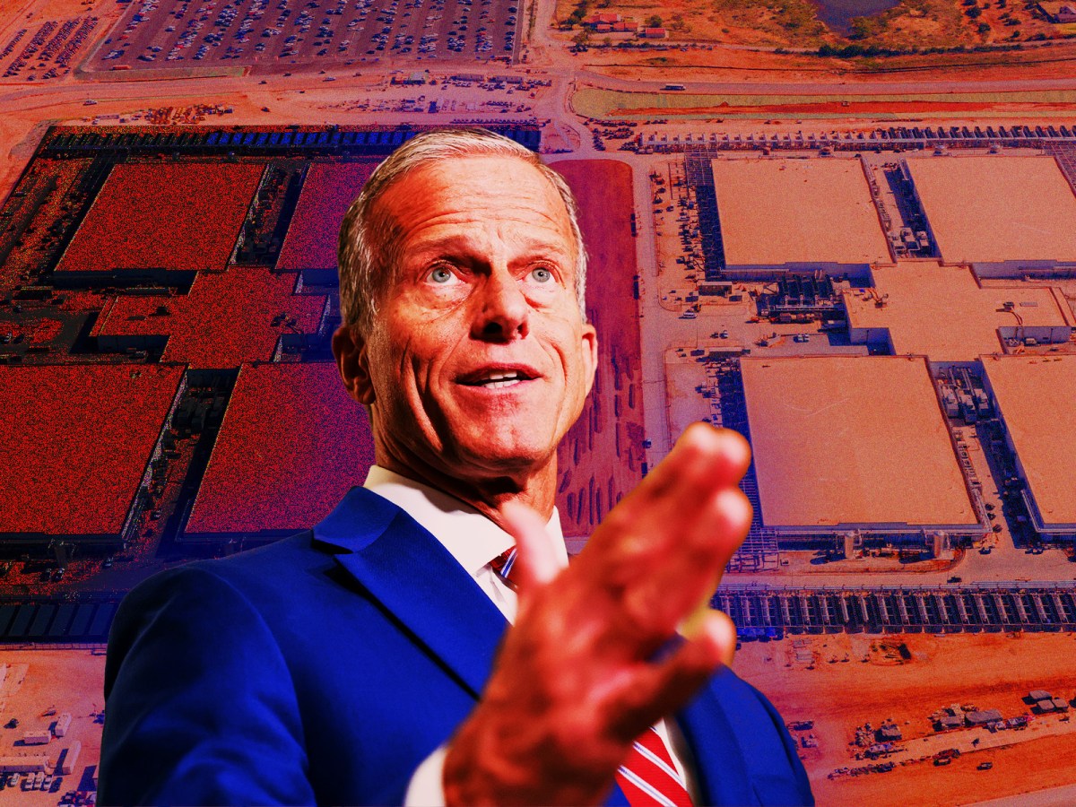 Thune Tries to Carve Out Lane for GOP on Data Centers Beyond Trump’s ‘Poor’ People Bombast