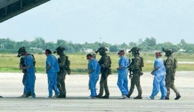 Haiti suspect, 17 Colombians transferred to U.S. custody