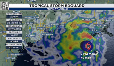 Tropical Storm Edouard: Here’s the Timeline for Houston & SE Texas