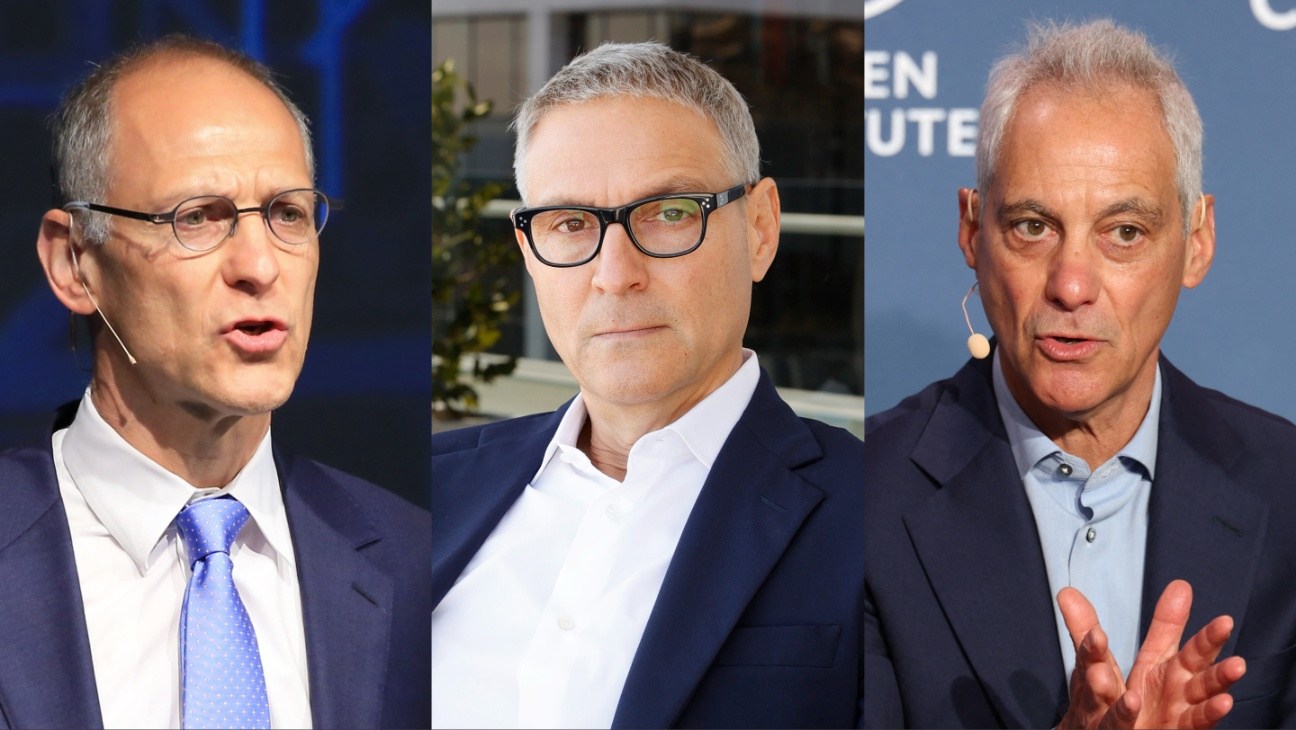 Zeke, Ari and Rahm Emanuel