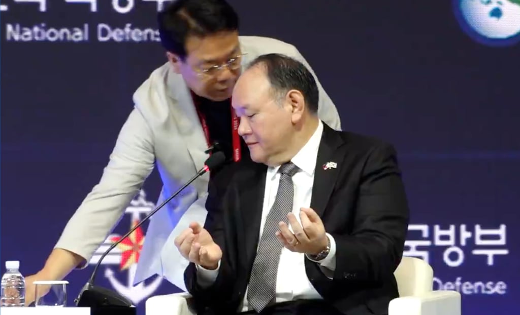 Teodoro was speaking at the Seoul Defence Dialogue. Photo: X/Department of National Defence – Philippines
