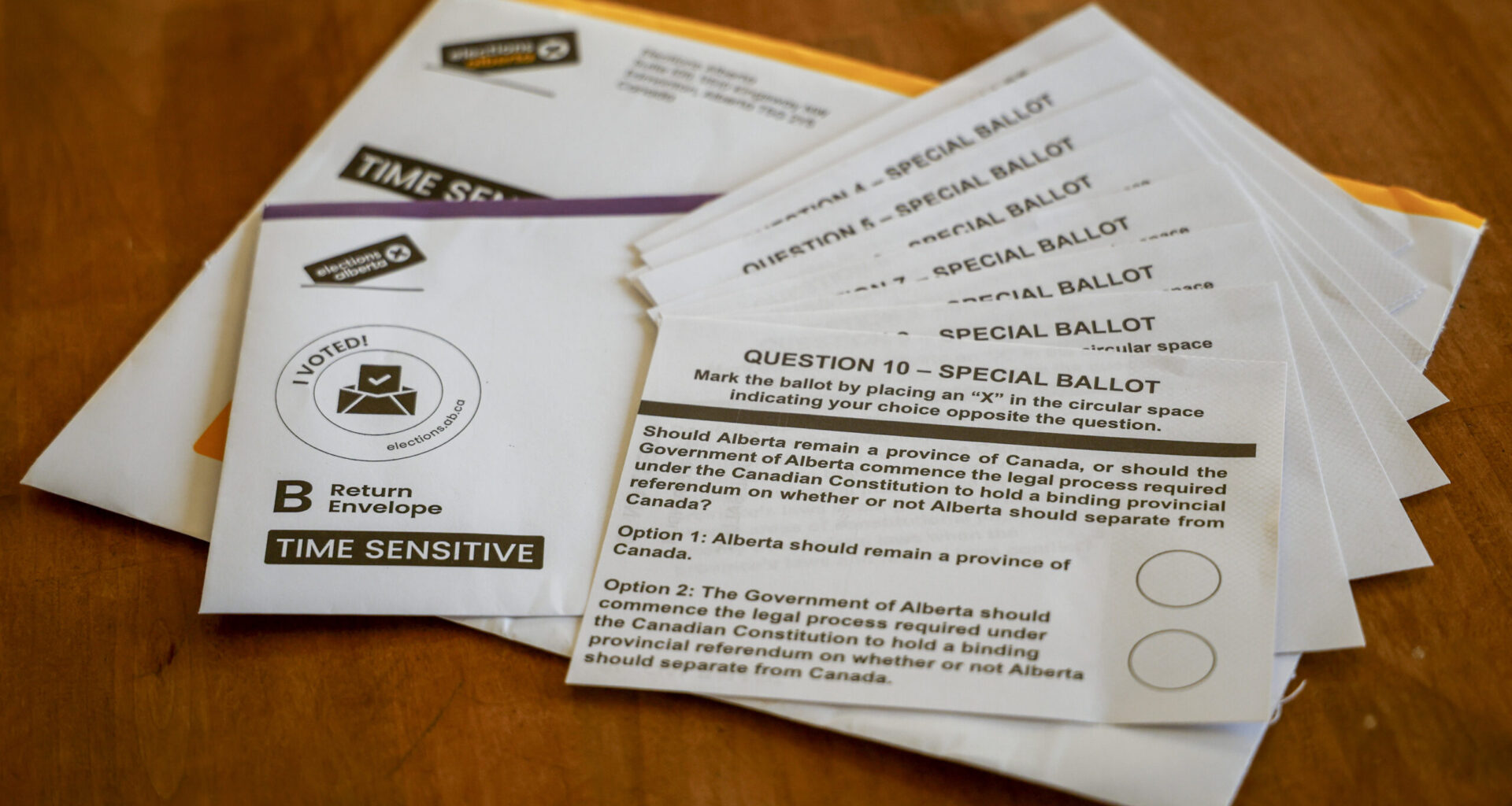 A look at the questions on the Oct. 19 referendum in Alberta