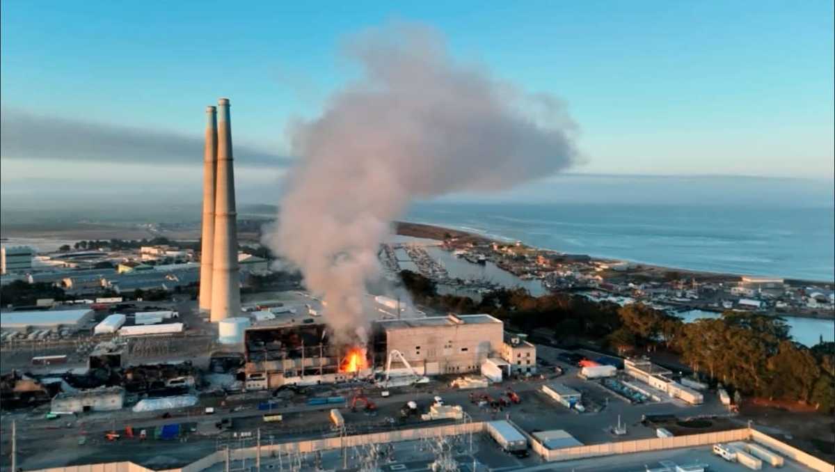 Fire breaks out at Moss Landing battery storage facility damaged in 2025; shelter-in-place issued