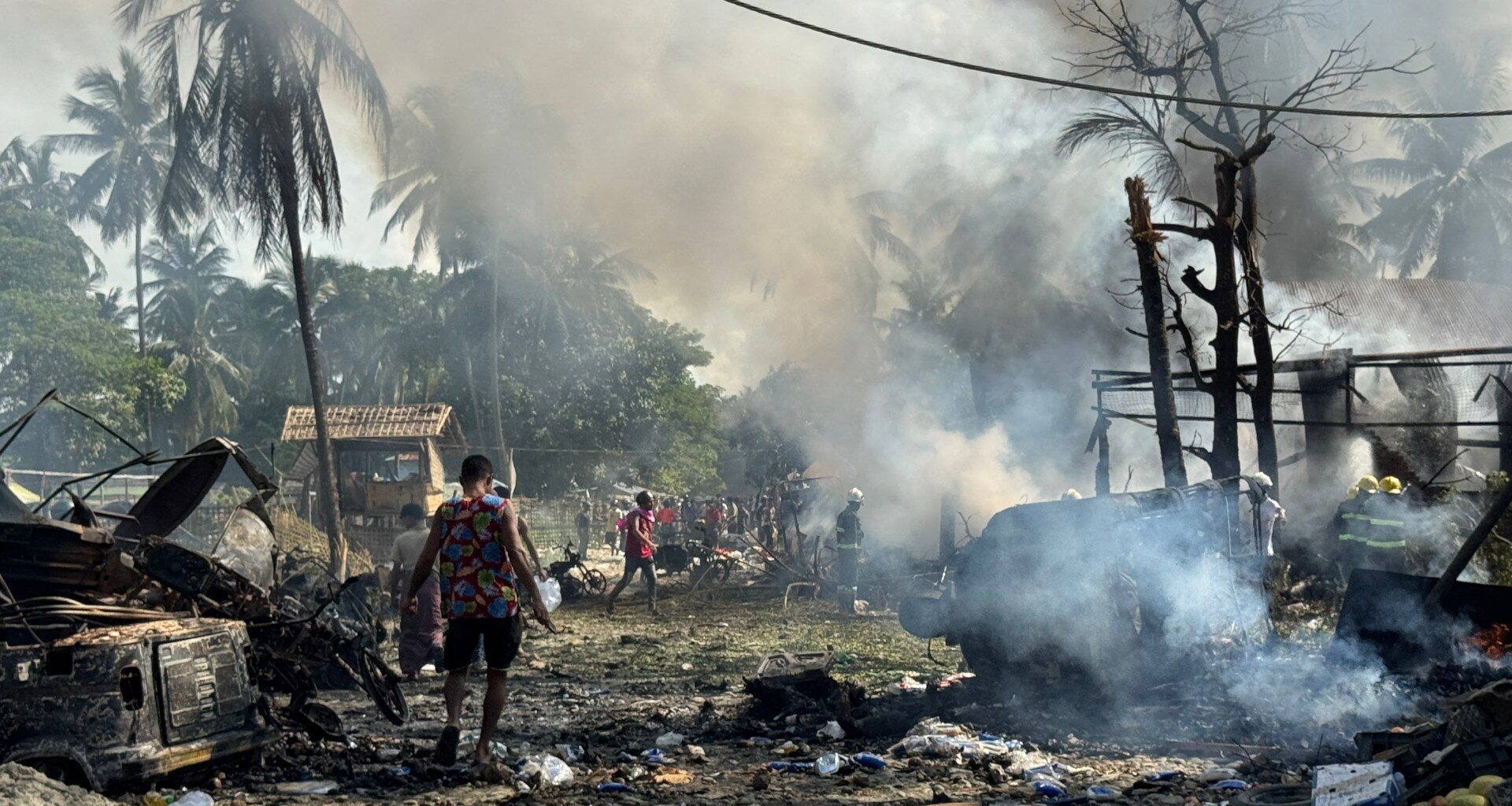Myanmar military launches air strike on Rakhine market, killing at least 33 | Conflict News