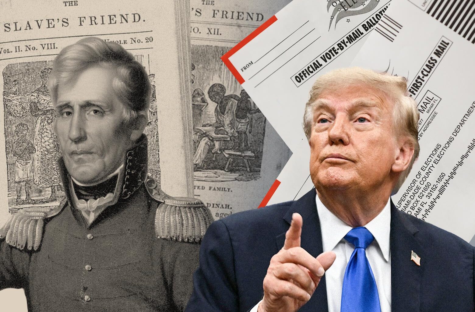 Trump’s favorite president also attacked the Postal Service.
