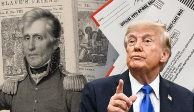 Trump’s favorite president also attacked the Postal Service.