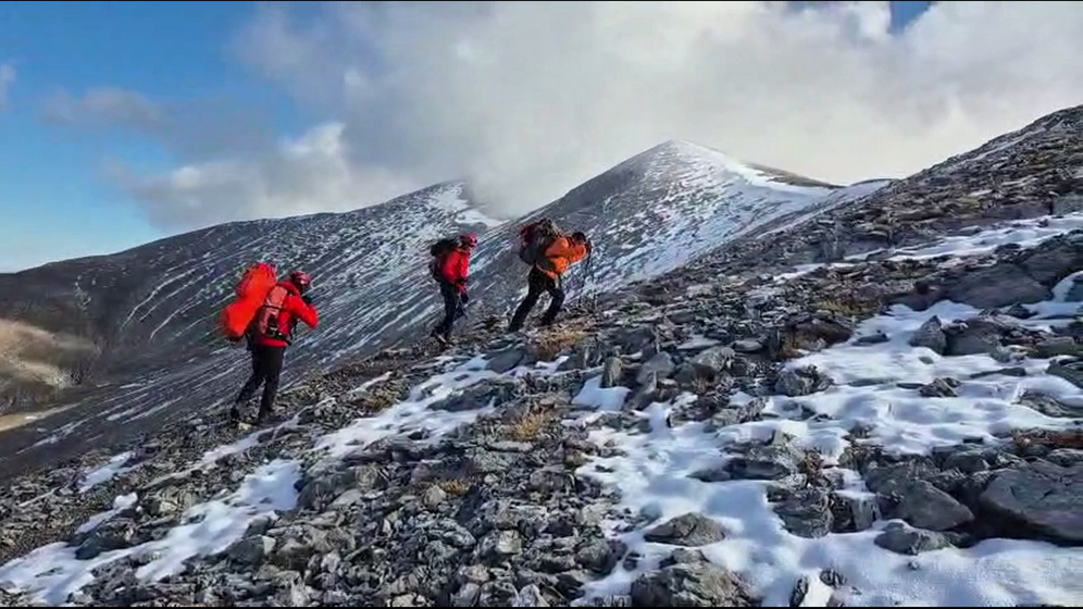 United Hatzalah rescurers searching for missing Israeli Ami Yogev on Mount Olympus, September 29, 2026.