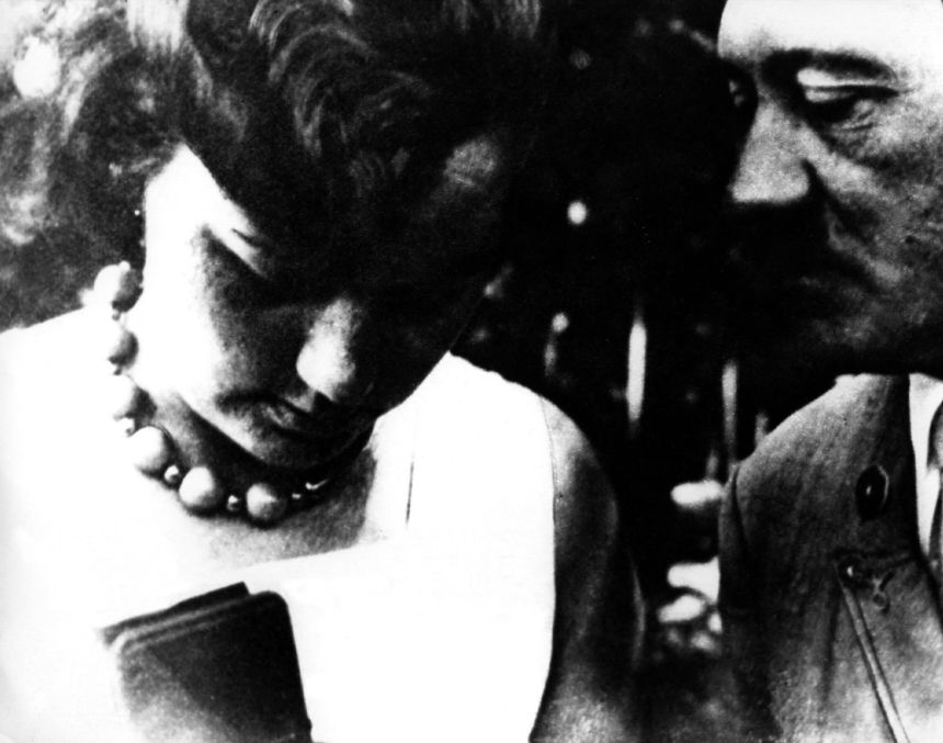 Hitler pictured with Raubal, who he is understood to have had an unusually close and controlling relationship with.