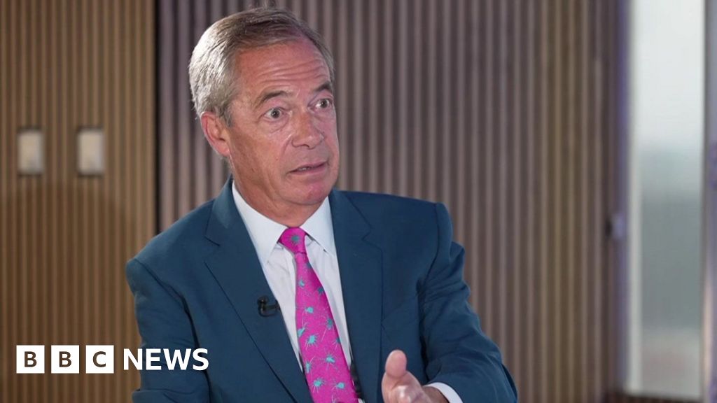 Reform up against 'complainants' society', says Nigel Farage - BBC