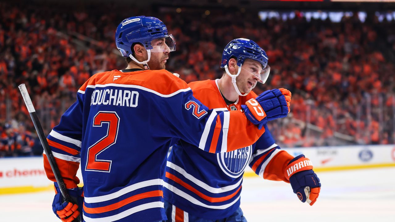 Oilers' Bouchard pots first hat trick by a defenceman in season opener since 1980