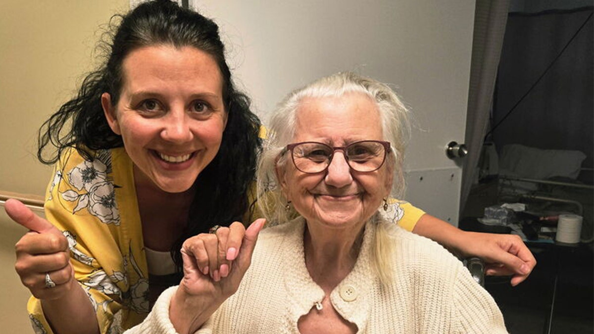 Brigitte Kranendonk with her grandmother Brigitte Stegemann.