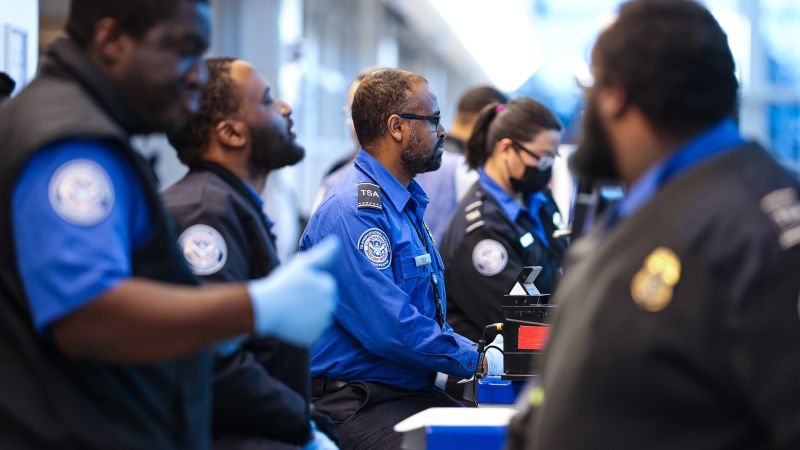 TSA officers now not allowed to sit down while checking boarding passes and IDs