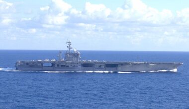 2 U.S. aviators eject while landing plane on carrier off Virginia, 4 sailors hurt, Navy says