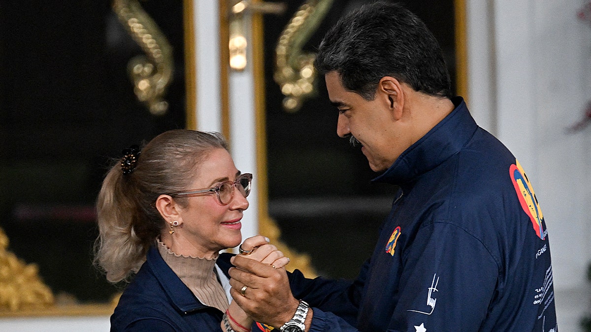 Cilia Flores and Maduro